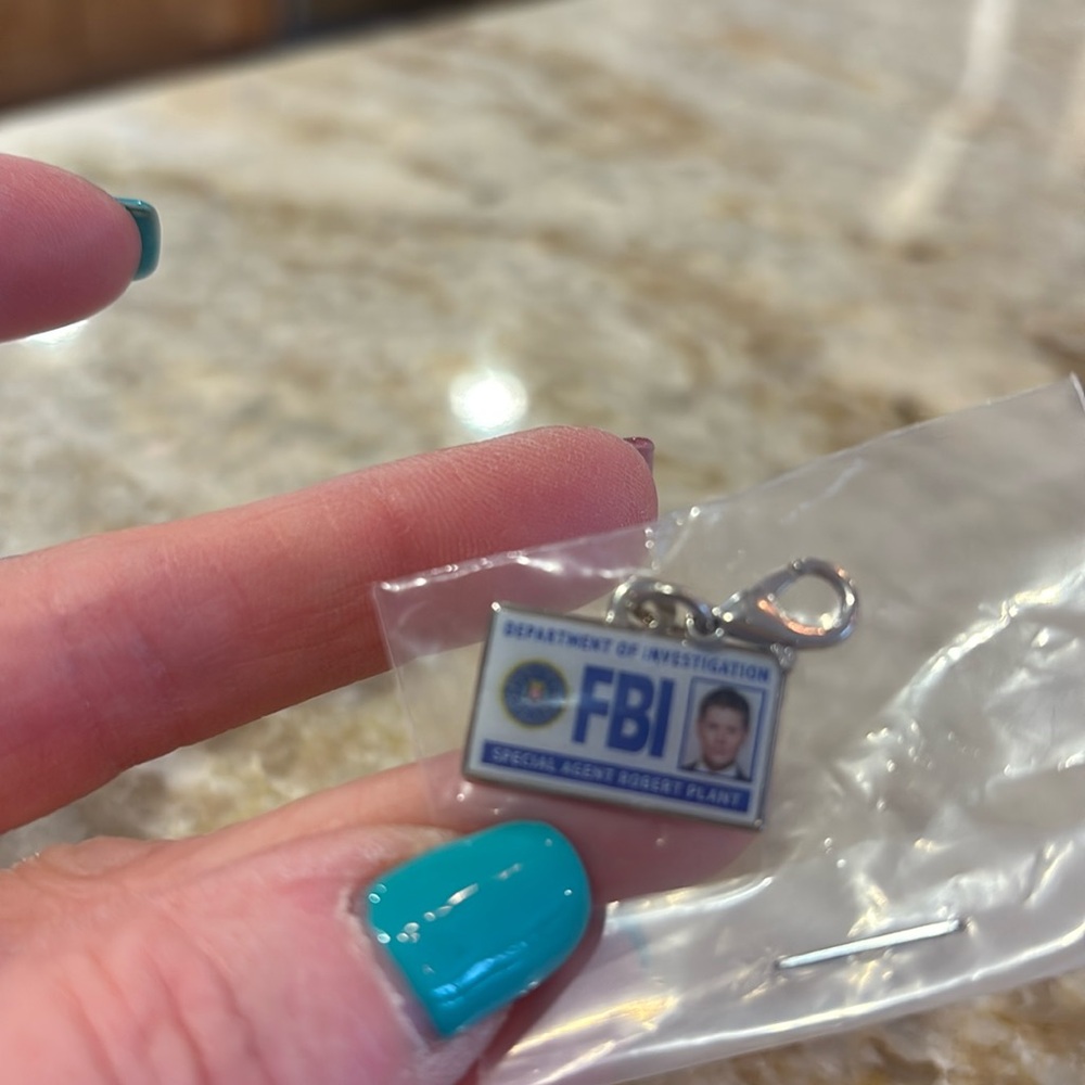 Supernatural Dean FBI Charm
